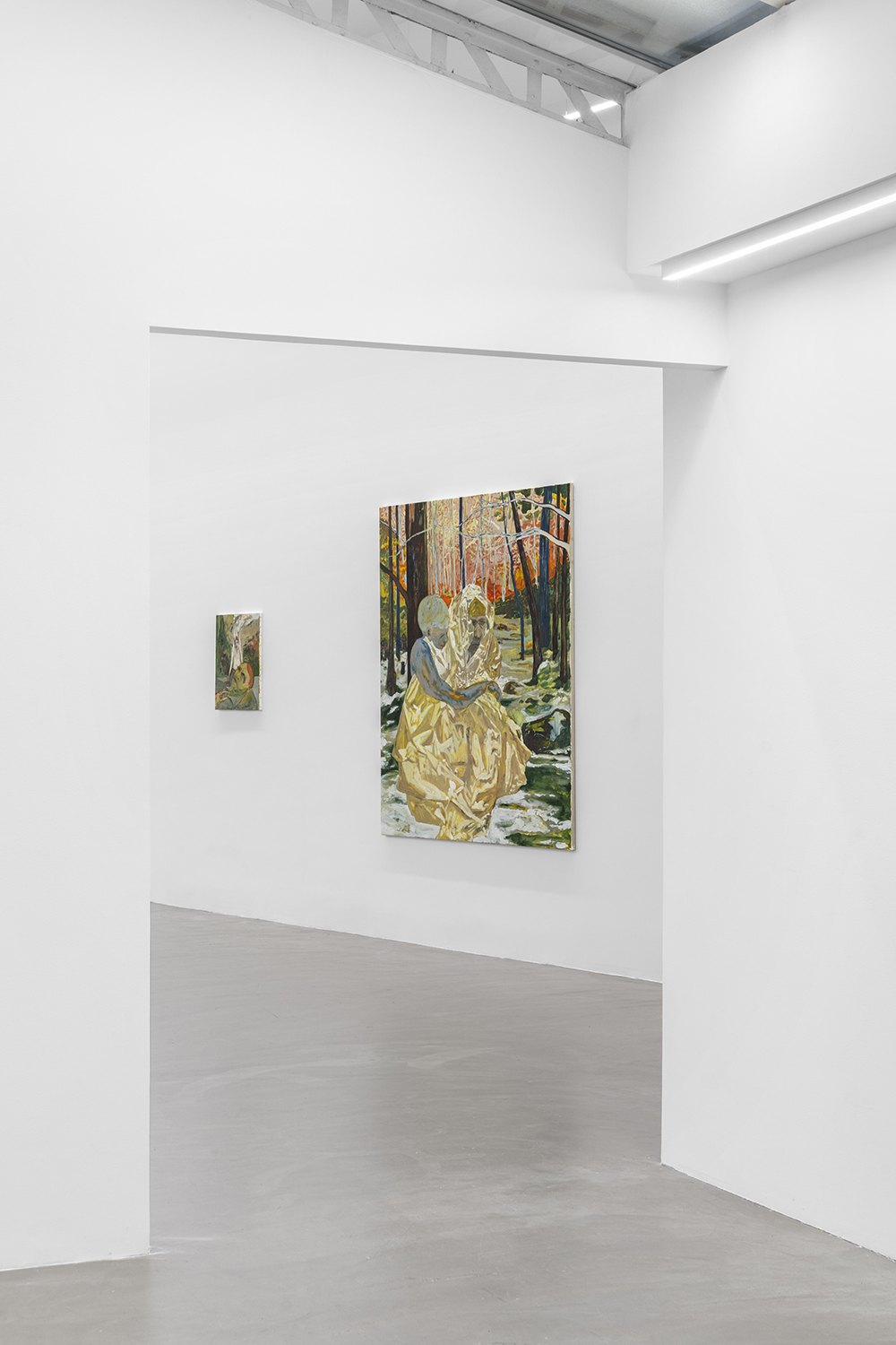 Installation view of Land Between the Lakes, Bremond Capela, Paris, France, 2025